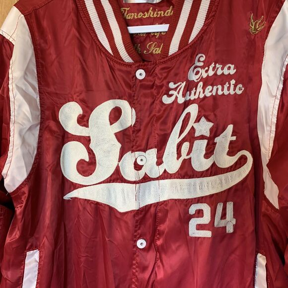 SABIT NYC Extra Authentic Sleeve Varsity XL Jacket Super Rare - Picture 2 of 8